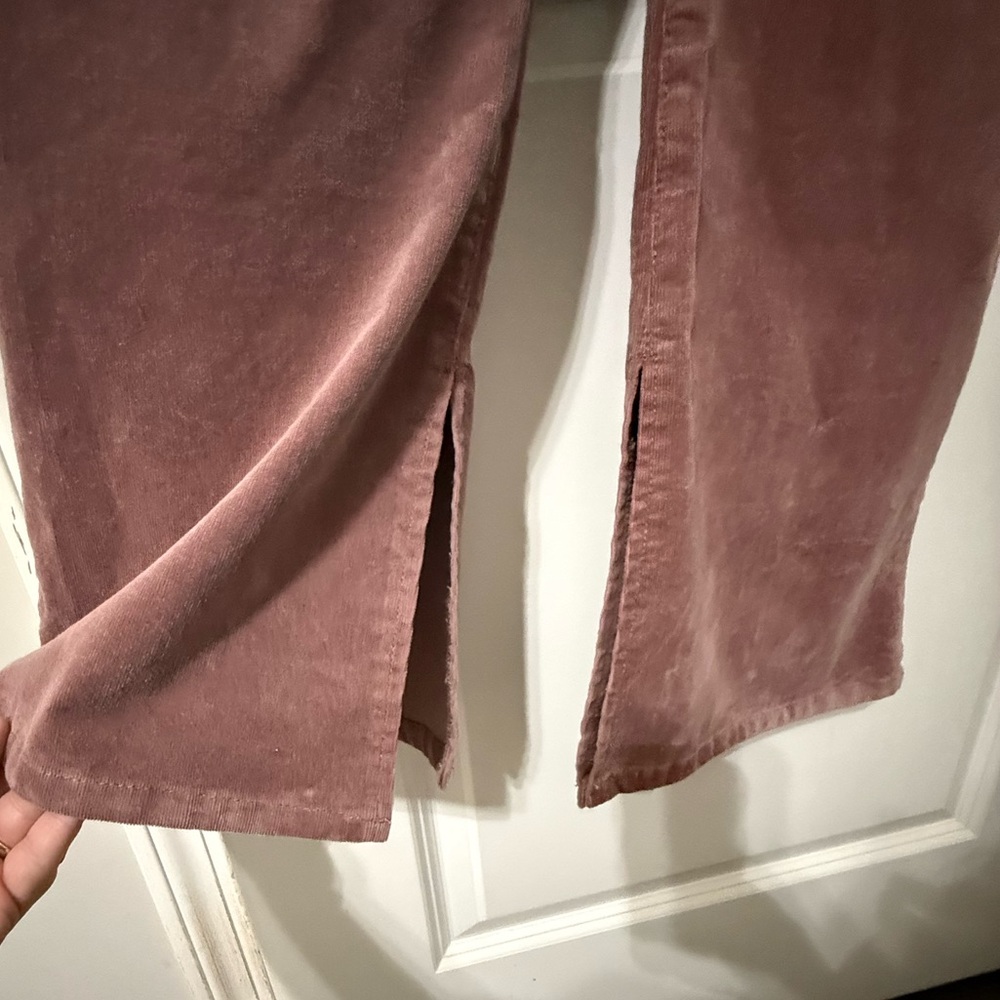 Democracy Plum Split Hem Absolution Corduroy Flar… - image 5
